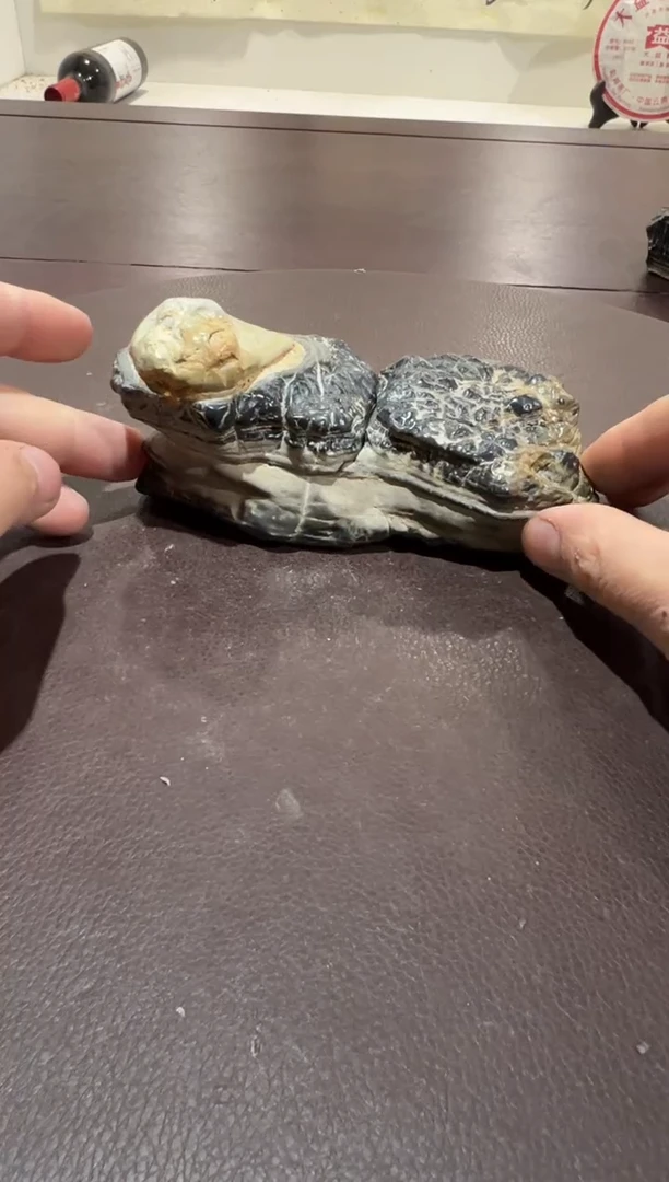 阿*意境典雅砚台烟缸摆件