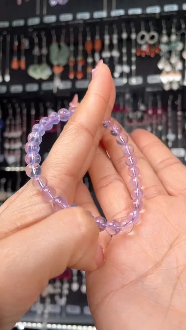 紫晶耳饰银S925镶嵌深白