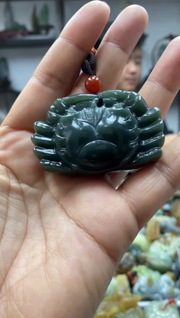 和田玉未镶嵌把件1