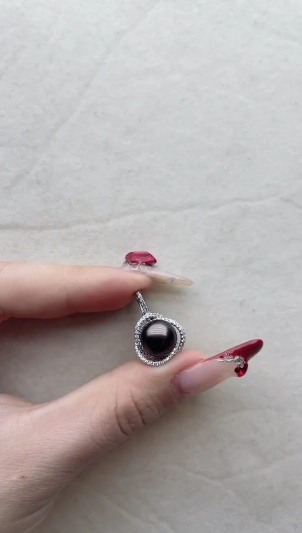 【闪购商品】海水珍珠吊坠银S925镶嵌Y64