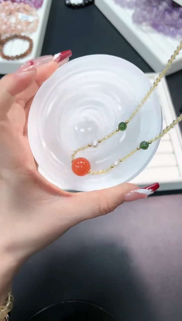 【闪购商品】水晶颈饰未镶嵌89f多样性发其一/1条默认微瑕