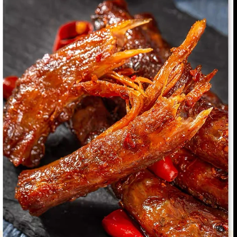 香辣手撕鸭脖休闲零食卤味下酒菜开袋即食办公室休闲小吃CC