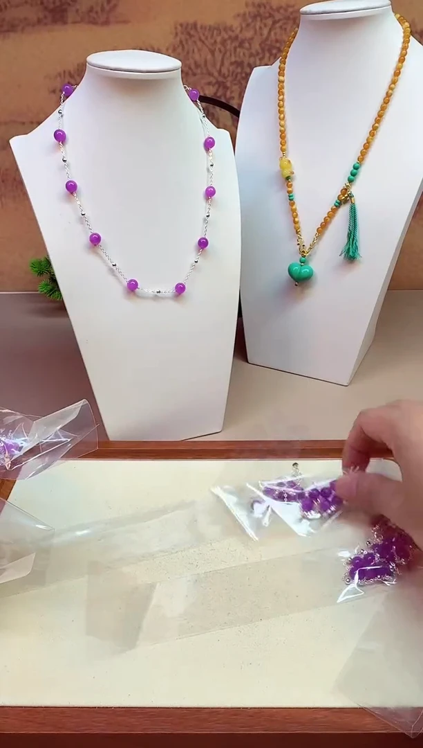 颈饰银S925镶嵌翡翠A872