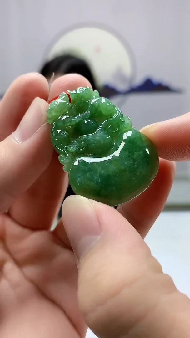 【闪购商品】定制翡翠未镶嵌4852bb-毛货挂件20