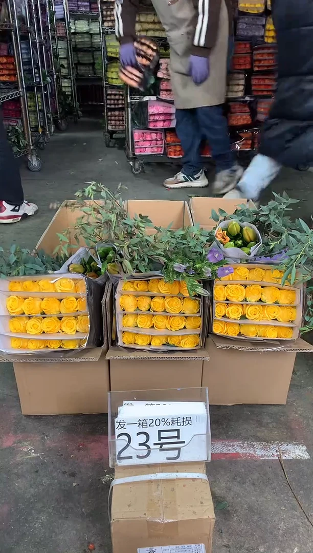 23号♥中通含20%耗损发一箱鲜花