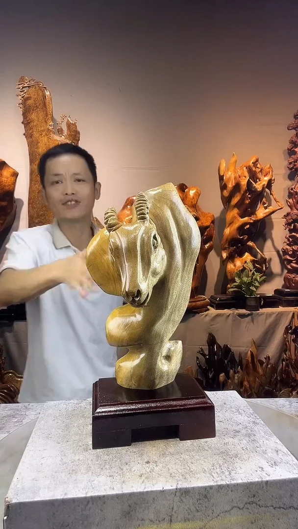 金丝楠一**袁小叶桢楠随行摆件10