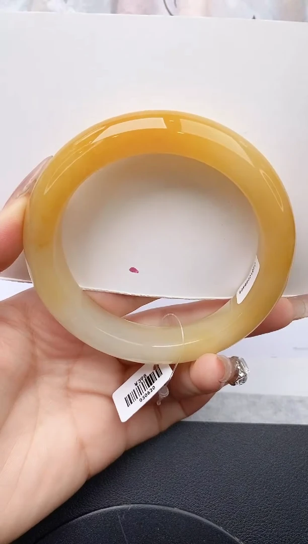 未镶嵌手镯石英质玉w22-HB64+