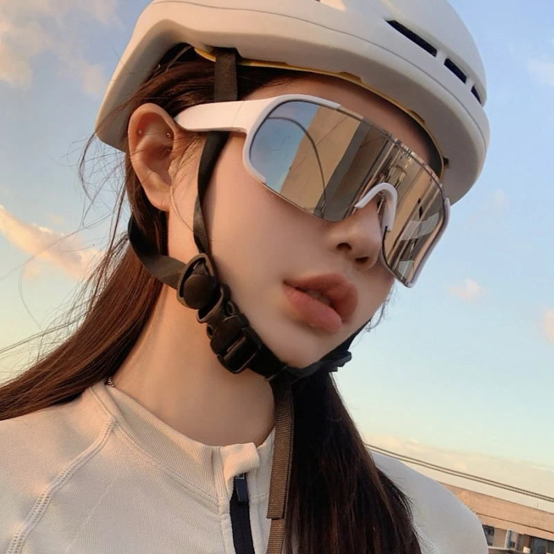 男女通用户外骑行登山太阳镜防风沙护目防紫外线可套近视镜