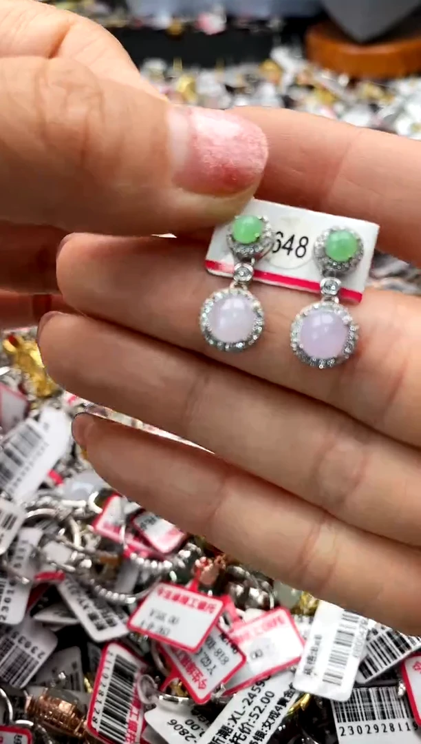 【闪购商品】翡翠戒指银S925镶嵌888888    4