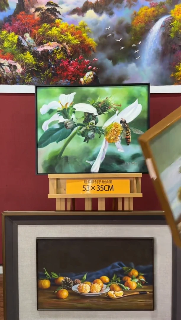 油画【12号】朝鲜原创纯手绘孤品油画丨顺丰包邮