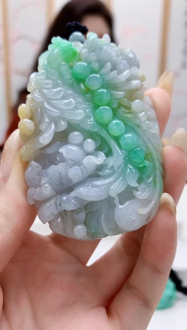 未镶嵌定制翡翠4829jw-毛货挂件198