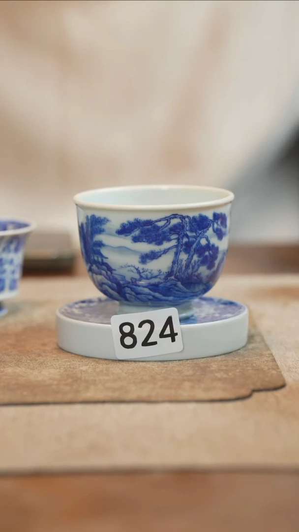 杯子全手工全手绘824微瑕