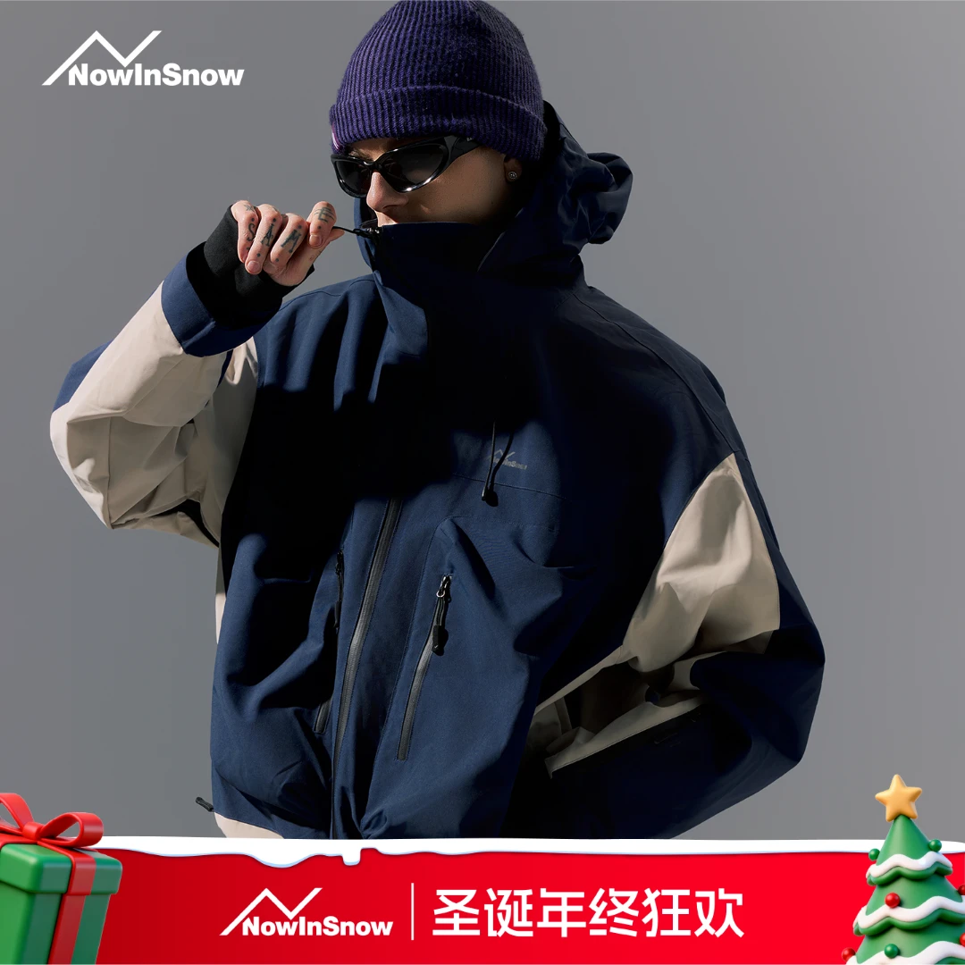 NOWINSNOW2025新款滑雪服专业户外男女同款滑雪装备保暖防风防水