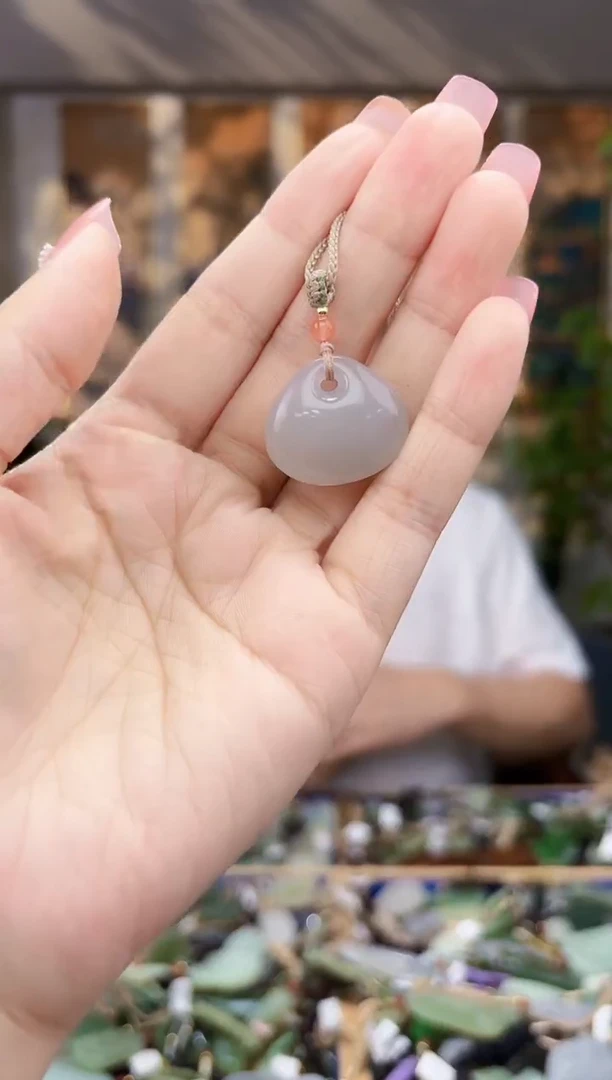 和田玉未镶嵌挂件拍一发一