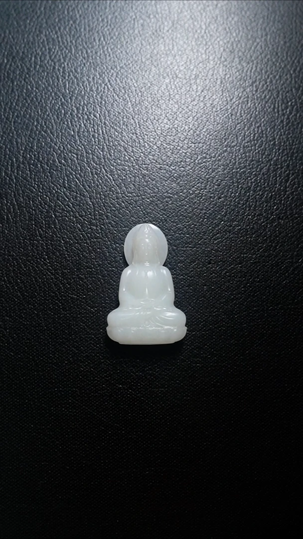 颈饰未镶嵌和田玉观音