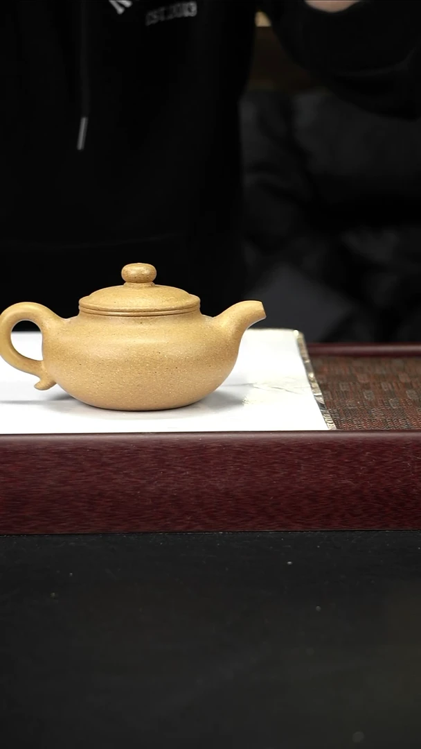 茶壶紫砂xj黄金段仿古260cc