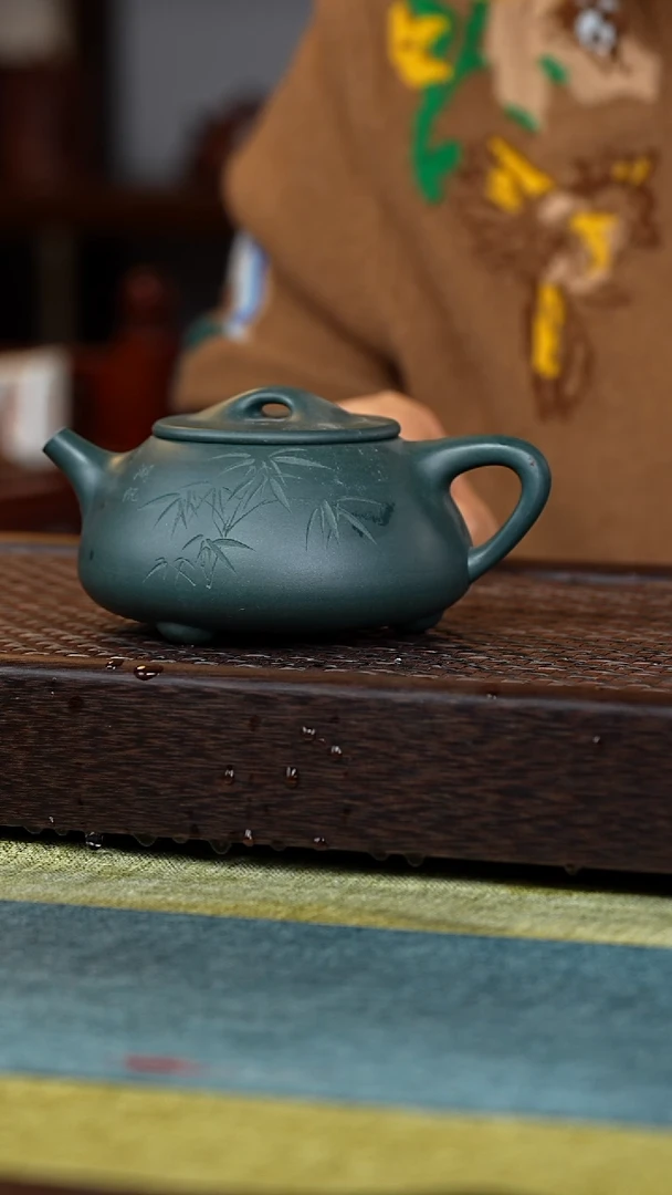 【闪购商品】紫砂茶壶景舟石瓢350cc
