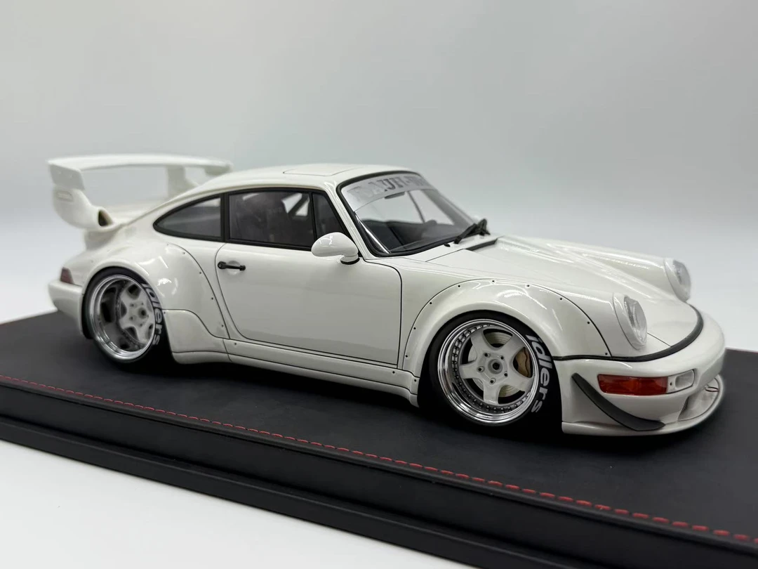 TE 1:18 保时捷964 RWB 夜光款树脂汽车模型收藏摆件
