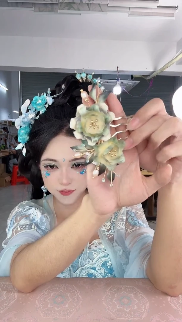 合金无459瑕疵 非遗绒花
