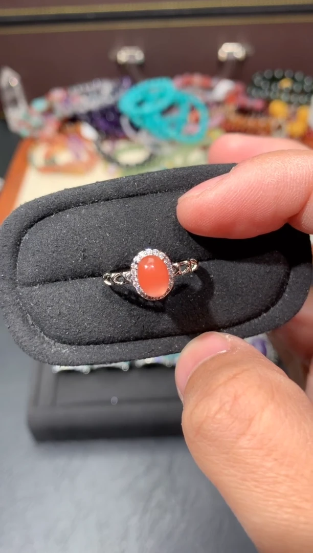 未镶嵌南红玛瑙戒指W03【多样性发其一】