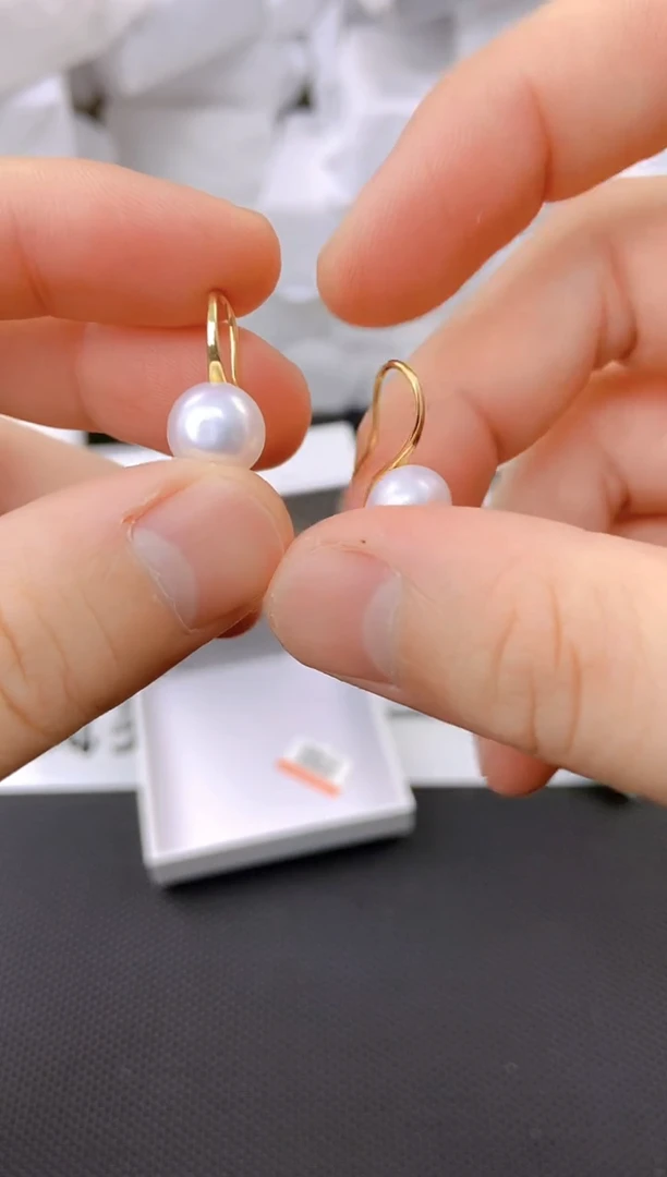 未镶嵌耳饰淡水珍珠ed1032