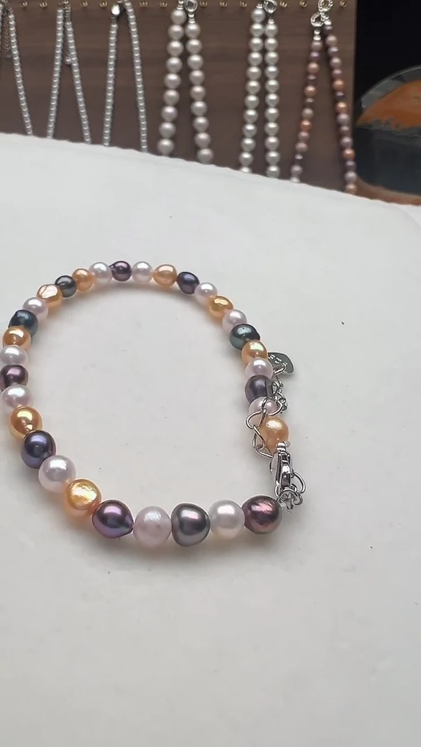 钛钢手绳淡水珍珠永丽严选