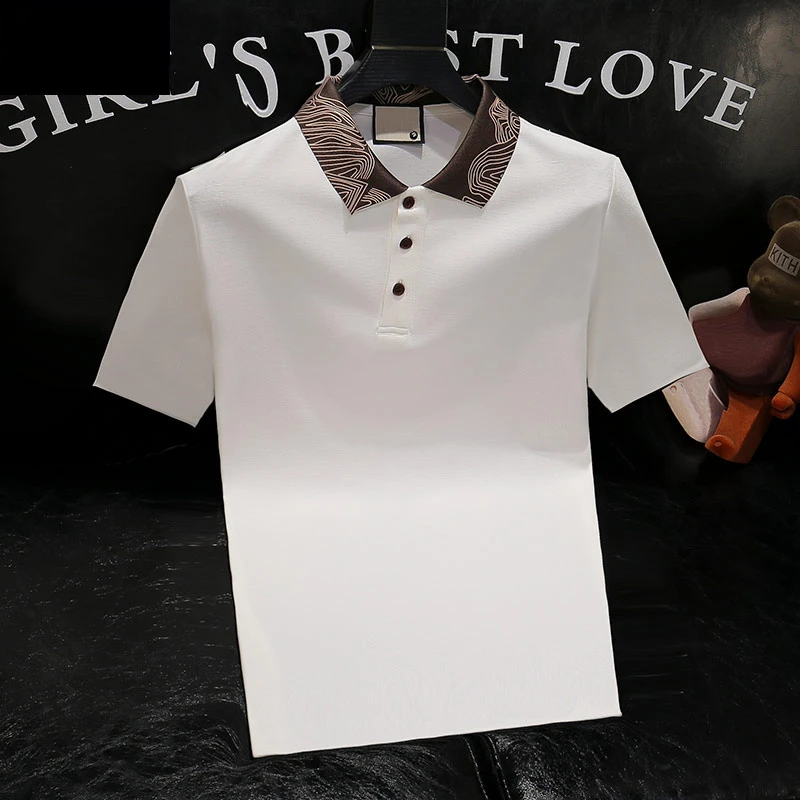 Mandsibil曼德西比利短袖Polo衫男士2025夏季新款休闲半袖时尚