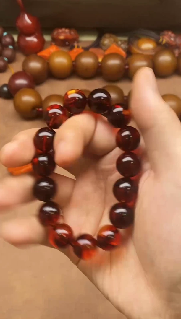 非金属无俄罗斯特色磨砂橘皮珠串多样性发货