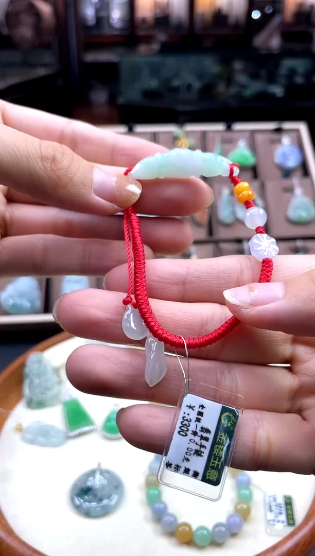 【闪购商品】翡翠手链未镶嵌藕节手绳