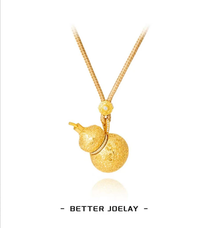 铜合金项链 BETTER JOELAY【藏宝葫芦项链】时尚高级镶钻SJ-001