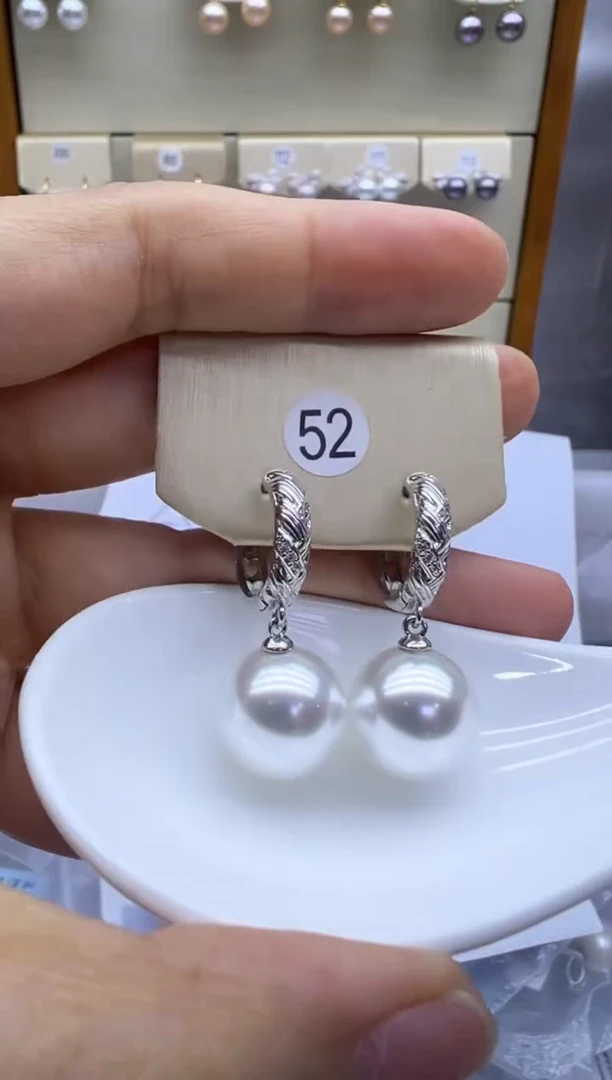 未镶嵌耳饰淡水珍珠52