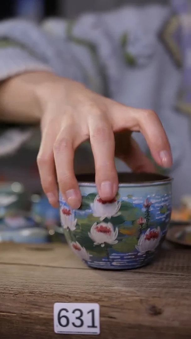 【闪购商品】瓷片油画风·彩绘·设计师石一款