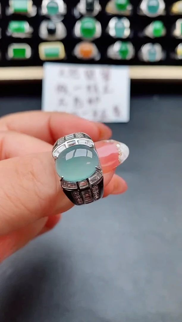 【闪购商品】翡翠戒指银S925镶嵌121212