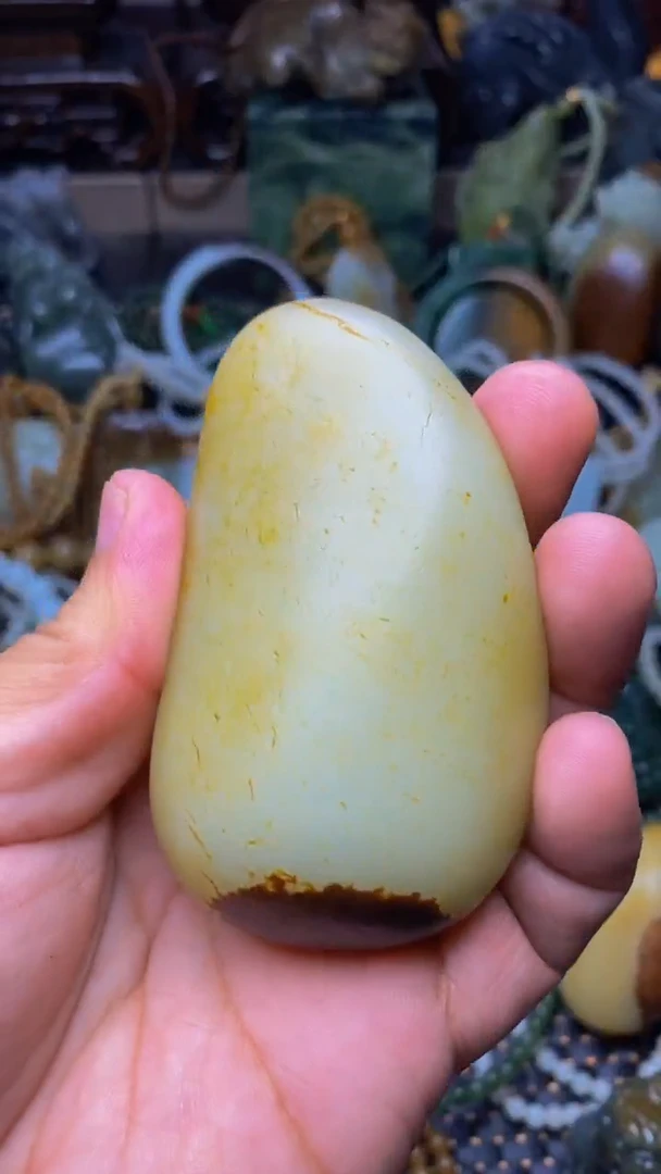 未镶嵌和田玉把件印****)1