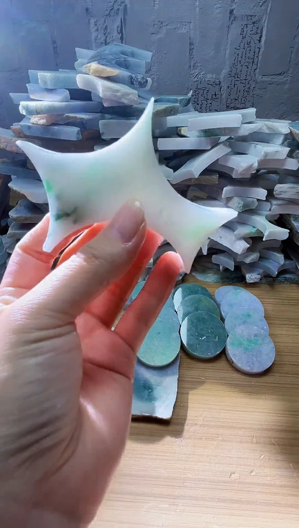 裸石翡翠天然翡翠A货余 南 457