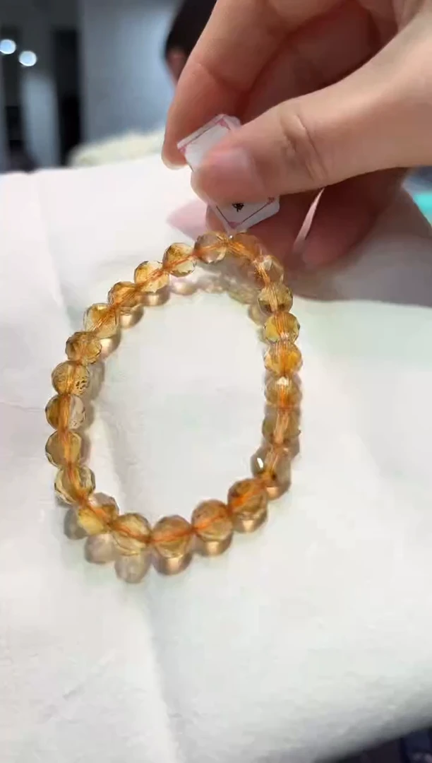 【闪购商品】水晶手链未镶嵌黄水晶