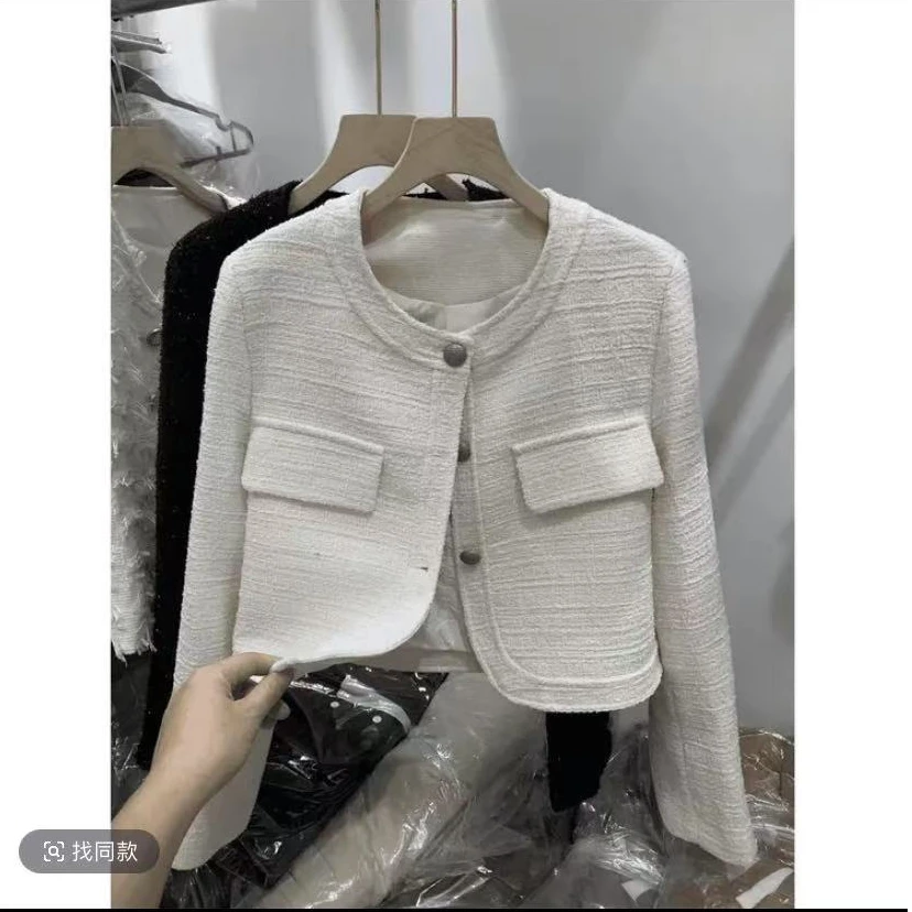 小香风加厚短款百搭女士外套1070#