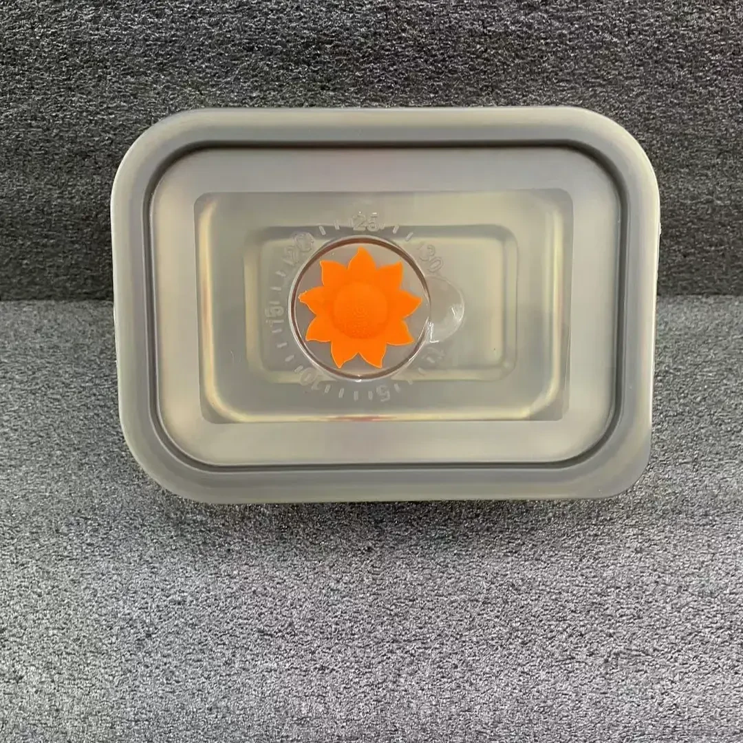 KP-003不锈钢保鲜盒【1000ML】大容量带盖密封冰箱收纳盒户外备