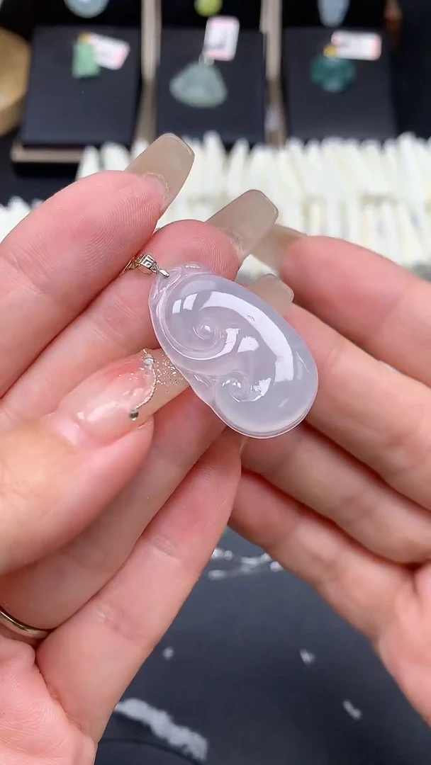 【闪购商品】翡翠吊坠(不含链)18K金镶嵌MS150944