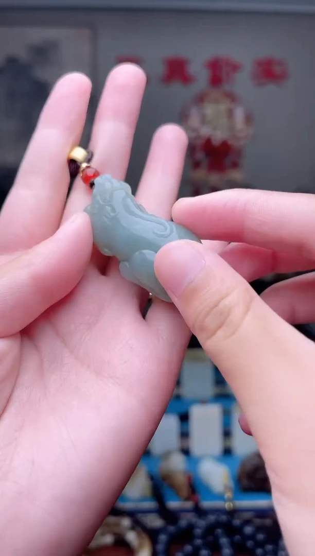 和田玉未镶嵌挂件1