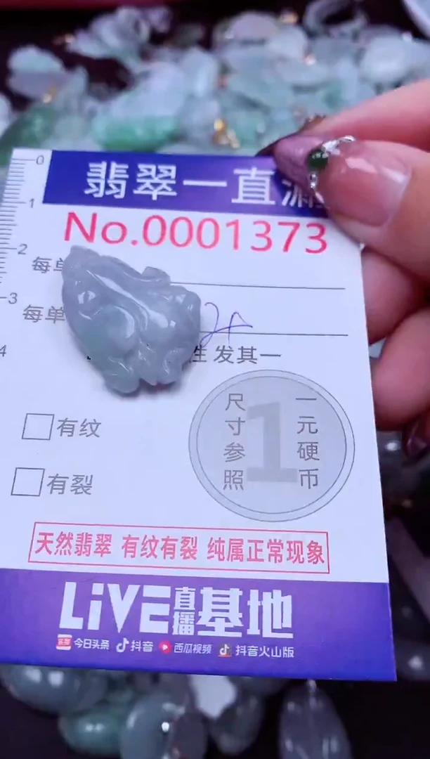 吊坠(不含链)未镶嵌翡翠1373