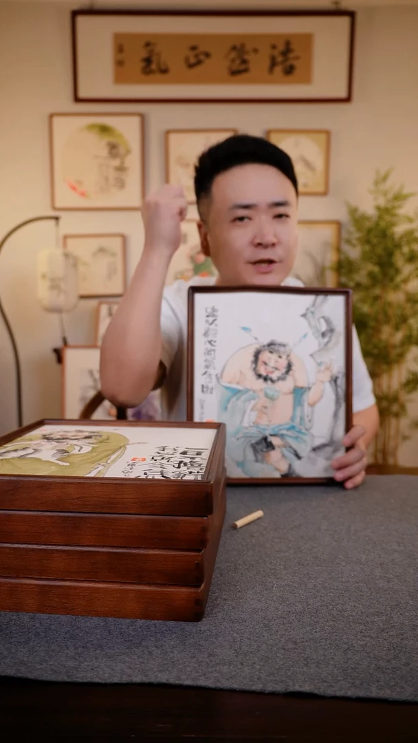 国画鹿鸣现代美术馆—江东酒鬼老师作品