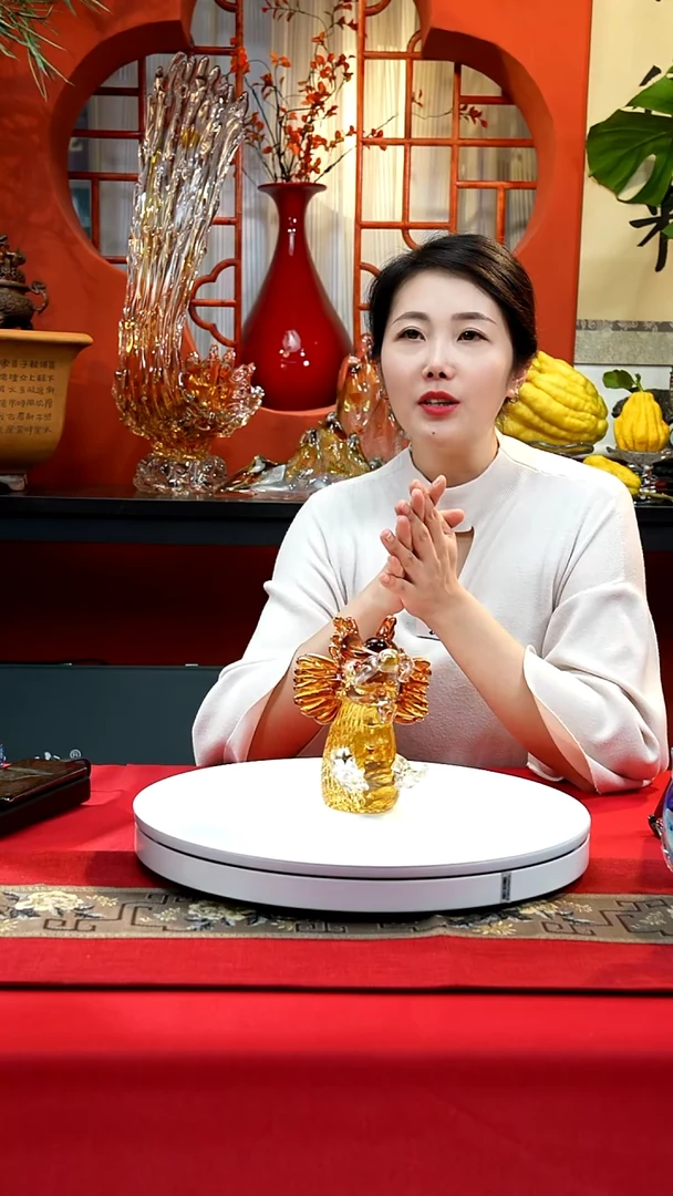 手工艺品琉璃小龙