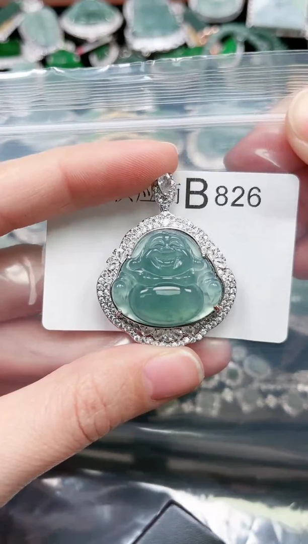 【闪购商品】翡翠颈饰未镶嵌826赠皮绳