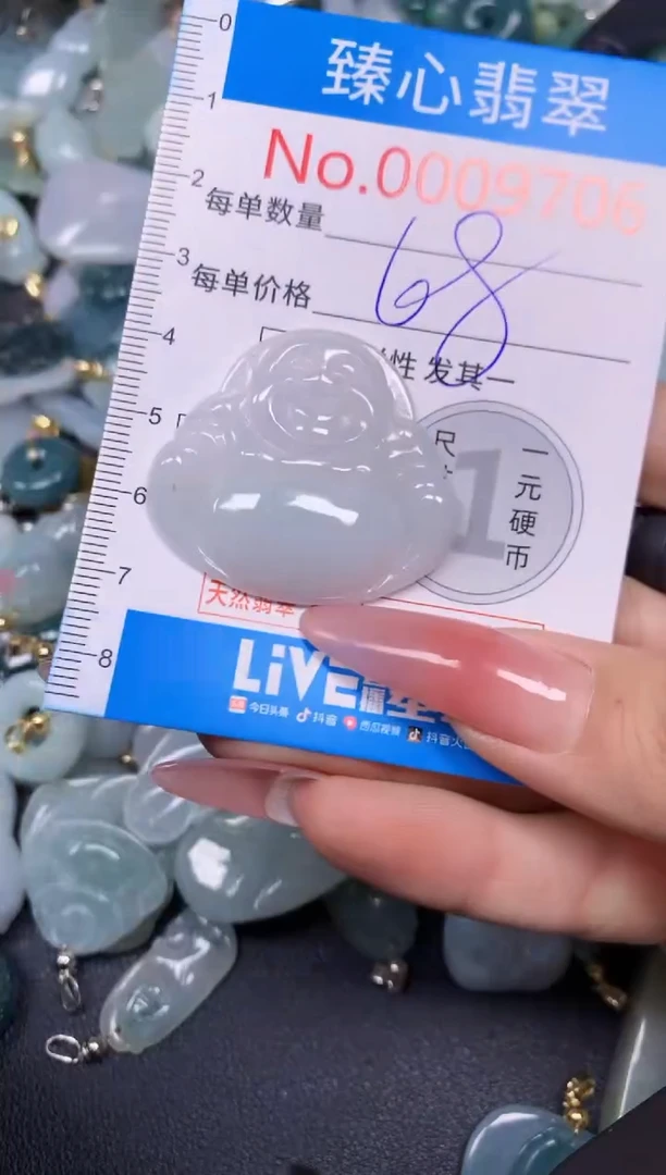 【闪购商品】翡翠颈饰未镶嵌含绳0009706