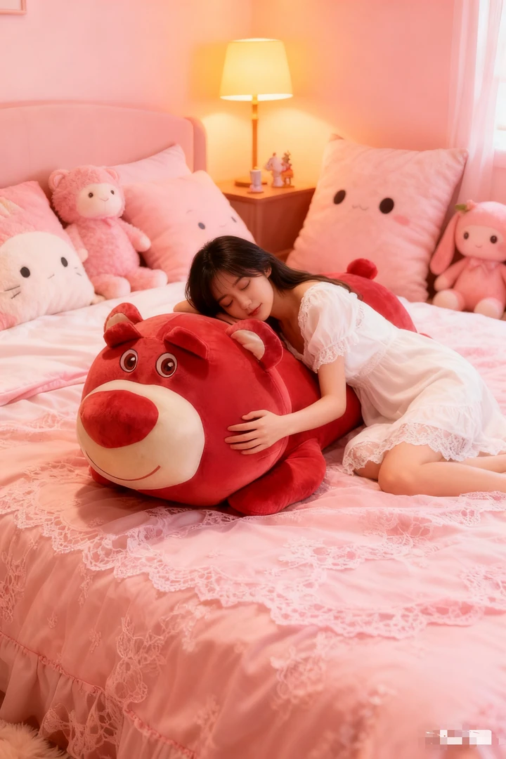 1.4米大抱枕夹腿陪睡搭子