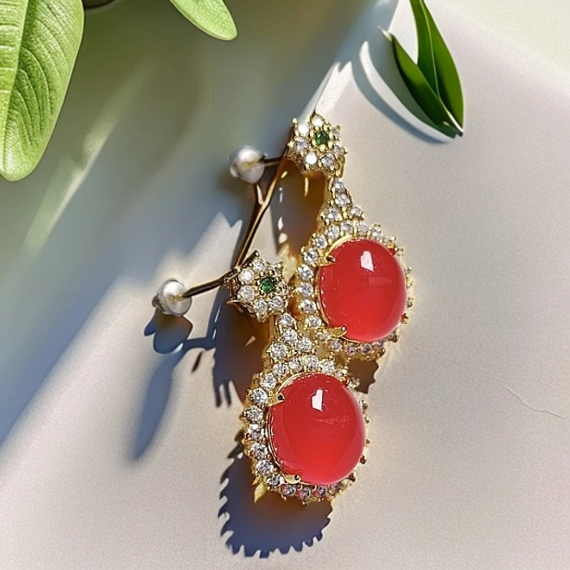 【福庆甄选】雪域红景精美时尚耳坠