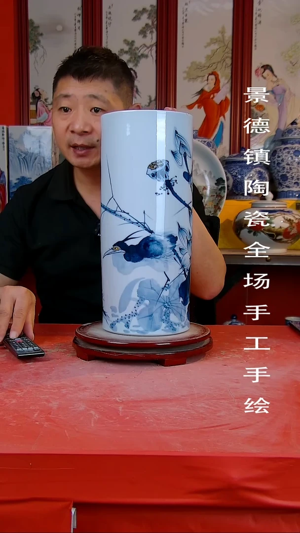 摆件景德镇陶瓷 全场手工手绘