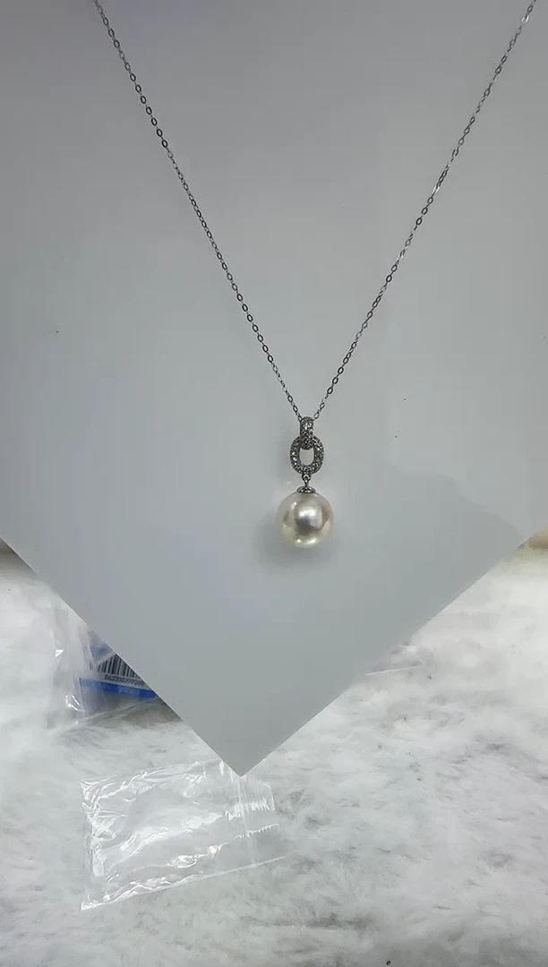 【闪购商品】淡水珍珠DA银S925镶嵌b633 套链13
