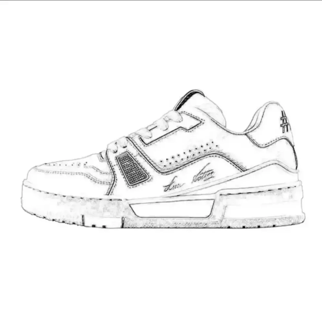 细节拉满 字母全齐 广广天花版本顶奢带芯男女情侣板鞋LALC休闲鞋